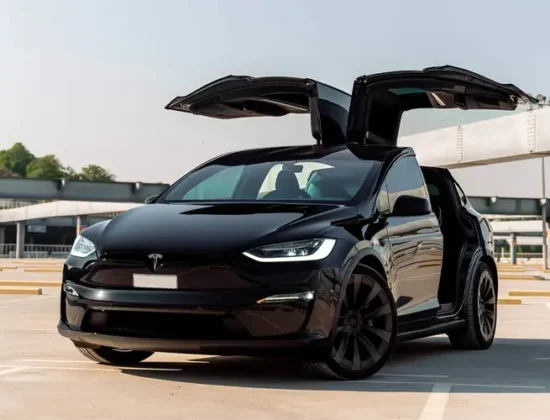 Rent Tesla Model X Plaid in Dubai - Luxury Electric SUV Hire